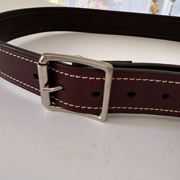 Zegna Sport Men's Leather Belt_Size 38 - Picture 3 of 8